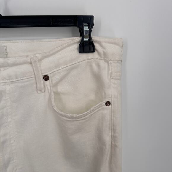 AGOLDE New Riley Crop Ankle Denim Jean in White Whip // 31 - Picture 5 of 12